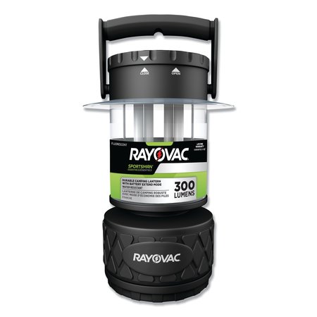 RAYOVAC Sportsman Fluorescent Lantern, 8 D Batteries (Sold Separately), Black SPLN8D-TA